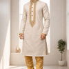 CFKP-52 Raw Silk Kurta Pajama Set - Luxe Ethnic Wear