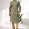 CFKP-113 Jacquard Kurta with Churidar - Textured Ethnic Ensemble