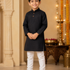 CFBW-35 | Boys' White Churidar Trouser with Embroidery Work – Pure Cotton