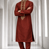 CFKP-47 Raw Silk Kurta Pajama Set - Classic Ethnic Wear