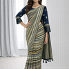 CFSAR-01 Sabyasachi type Pure Georgette Saree with Munga Silk Blouse