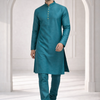 CFKP-130 Heritage Raw Silk Kurta  Set for Men