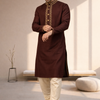 CFKP-31 Raw Silk Kurta Pajama Set for Men