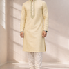 CFKP-98 Mix Fibre Kurta with White Churidar - Fresh Practical Set