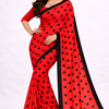 CFPSR-47 Georgette Saree with Ready Made Blouse