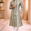 CFKP-308 Men's All-Over Sequin Kurta Set with White Trouser