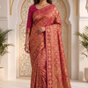 CFSAR-140 | Pink Silk Saree | With Unstitched Blouse
