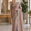 CFSAR-137 | Soft Fendy Saree | Resham & Stone Work | Pink