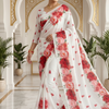CFPSR-157 | Printed Georgette Saree | Ready Made Full Sleeve Blouse