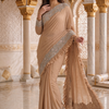 CFSAR-172 | Dusty Pink Soft Crepe Saree