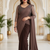 CFSAR-406 | Lycra Designer Ready Made Saree with Fancy Embellished Blouse