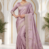 CFSAR-110 | Premium Chinon Zari & Stone Work Saree with Designer Border