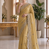 CFSAR-136 | Fendy Saree | Heavy Stone Work | Yellow