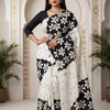 CFPSAR-369 | Premium Floral Digital Print Cotton Saree with Designer Pallu